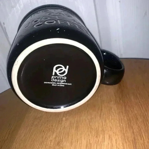 Black coffee mug,dad message for daddy it has white dot on the background color - Picture 7 of 7